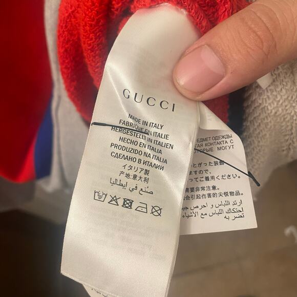 Gucci x Disney Three Pigs Color Block Sweatshirt Size Medium - Picture 5 of 7